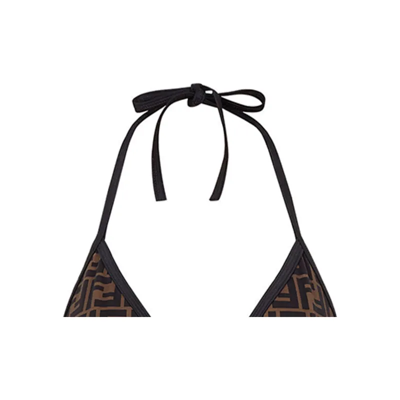 FENDI Monogram Printed Two Piece Bikini Set-2