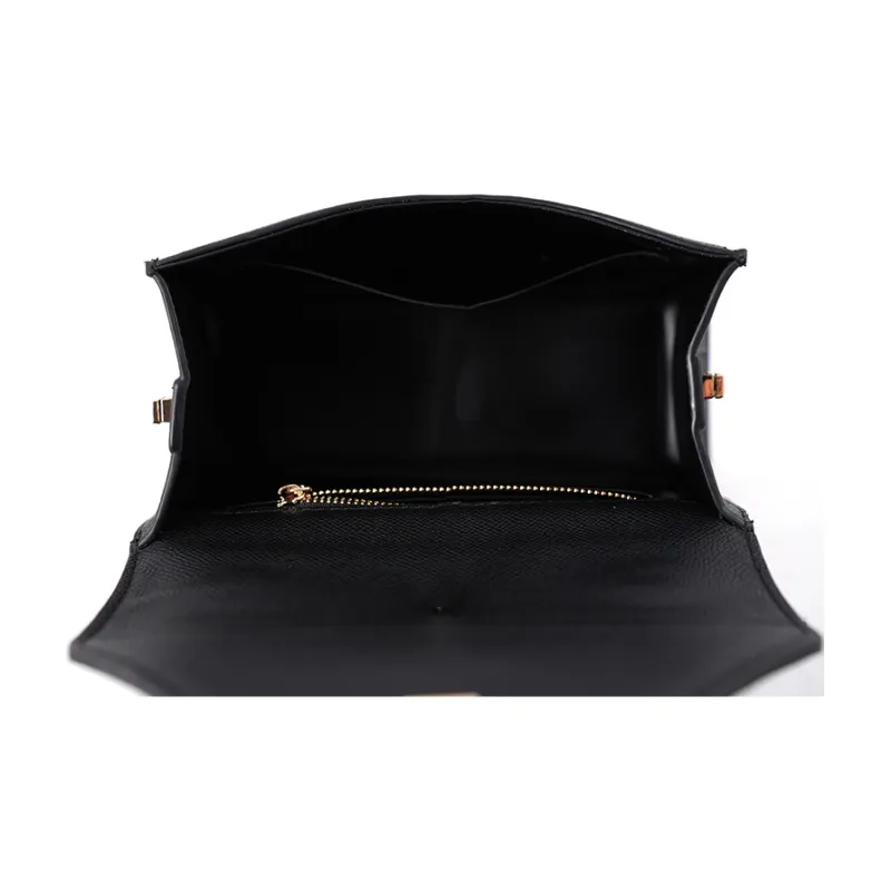 Vigno Synthetic Leather Crossbody Bags Handbags Regular Women's Ecru/Black/Red-11