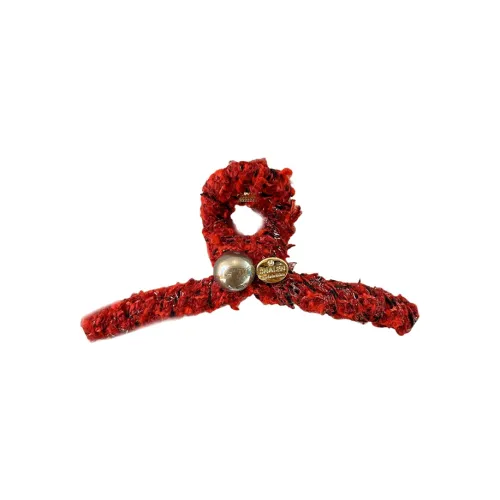Water Jade Fabric Hair Clips Women's