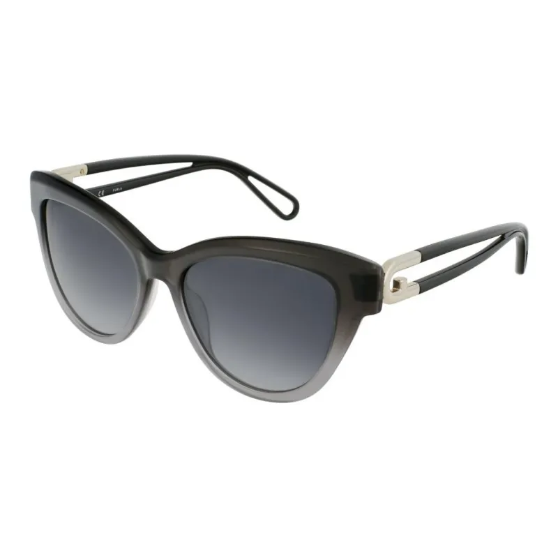 Furla Acetate Butterfly Sunglasses Women's Gray-0