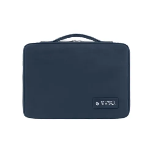 RIMOWA Recycled Nylon Handbag Toiletry Bag Men's Nautical Blue