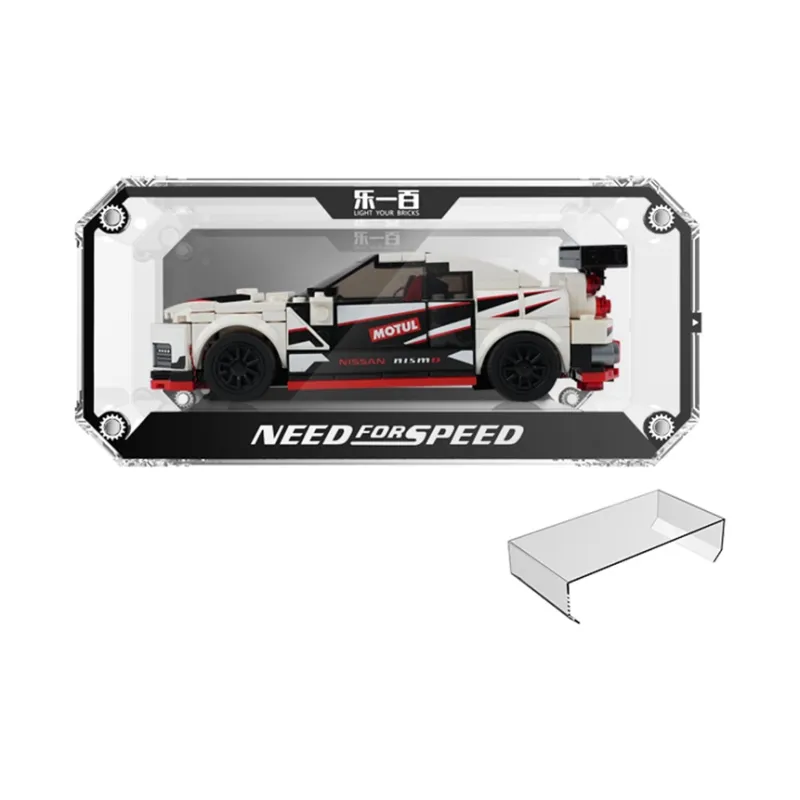 LIGHT YOUR BRICKS Compatibility Building Block SPEED Collection And Alloy Car Model Display Case Model Accessories-13