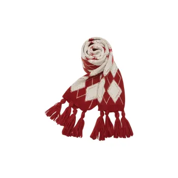 Narandu Arctic Fleece Knit Scarves Women's Red