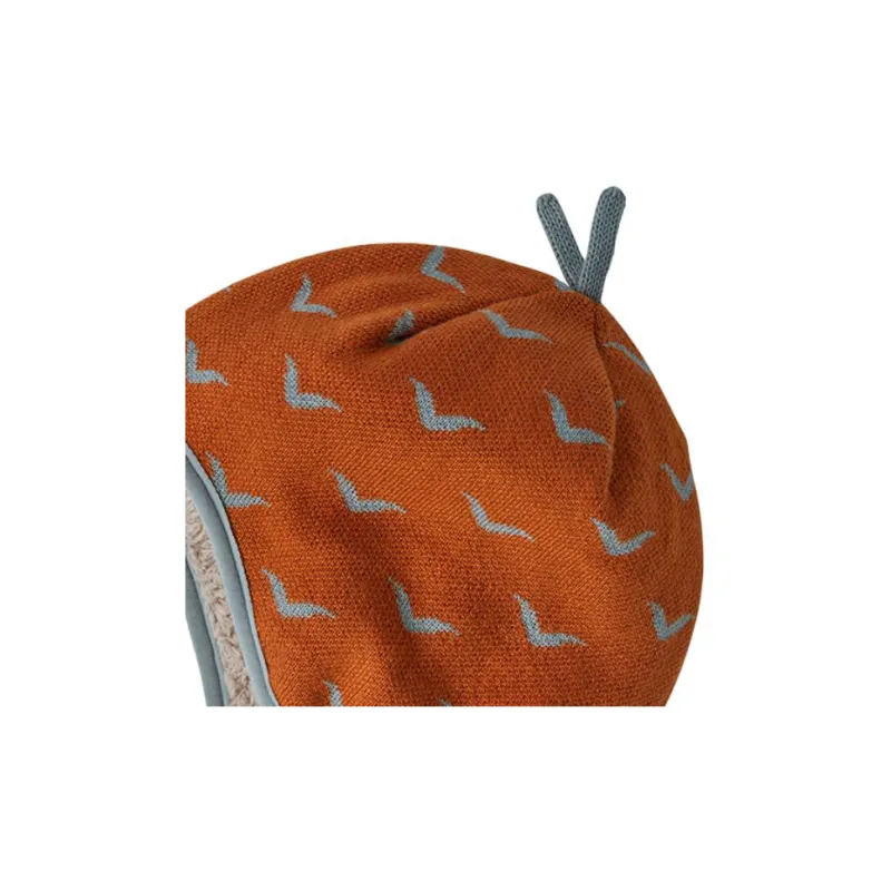 Patagonia Recycled Polyester Fleece Elastane Hats & Caps Unisex Orange/Blue-2