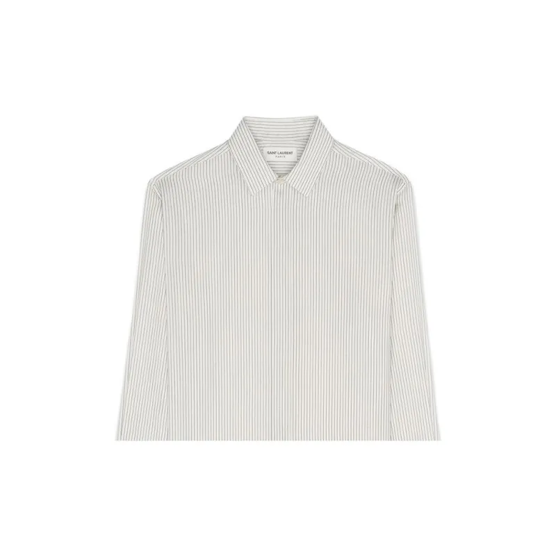 SAINT LAURENT Button up Silk Shirt-4