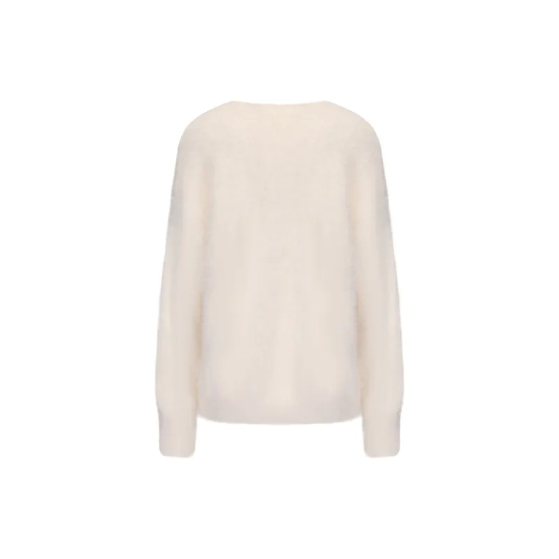 CHIWAWAMEME Knitwear Women's Cream Beige-1