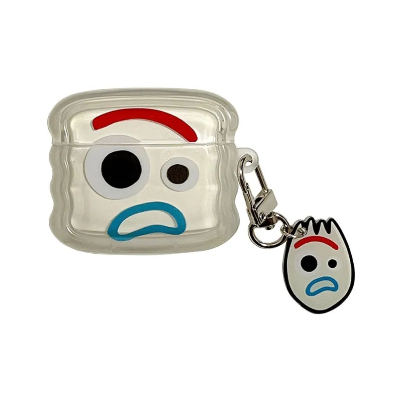 Baohuguang Compatible With AirPods 1/2/3 TPU Individual Wave Fun Cartoon Cute Fully Enclosed Headphone Cases-3