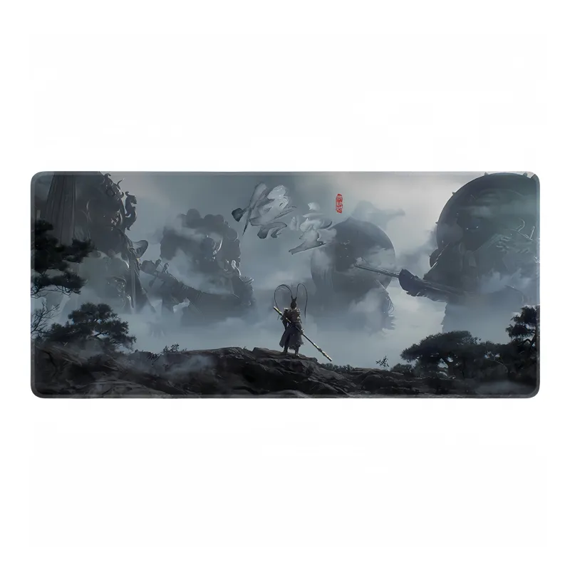 Under Black Myth Guan Yu Extra Large Laptop Stand Dormitory Desktop Esports Gaming Mouse Pads-7