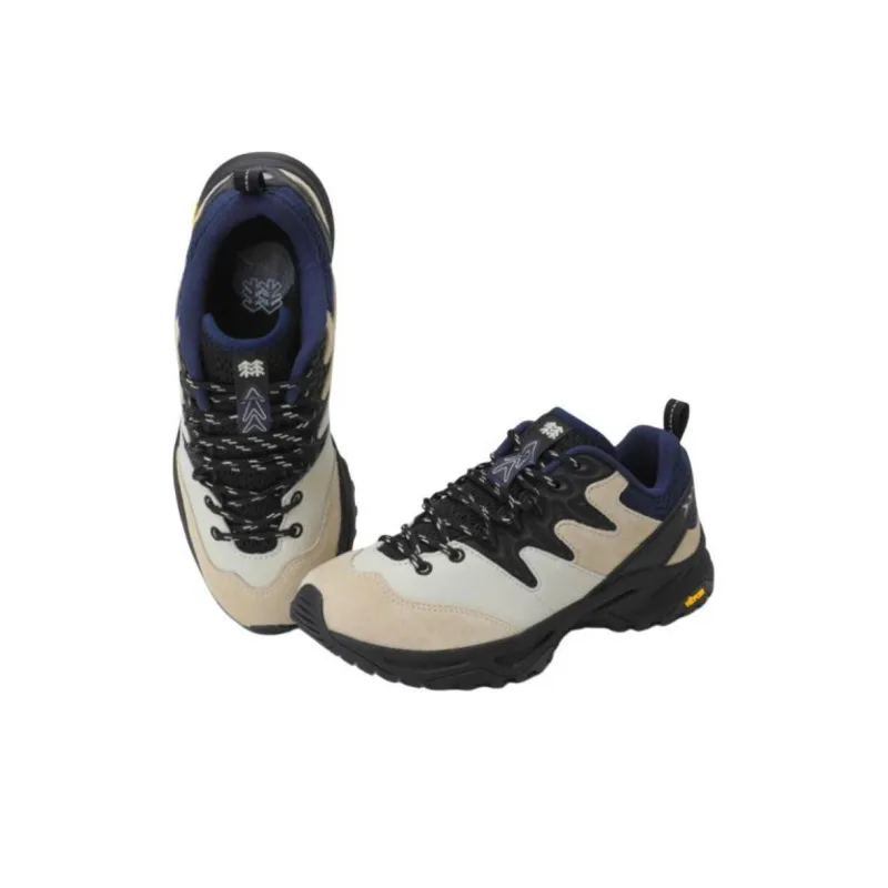 KOLON SPORT Anti Slip Wear Resistant Low Top Hiking Shoes Unisex Black Beige-3
