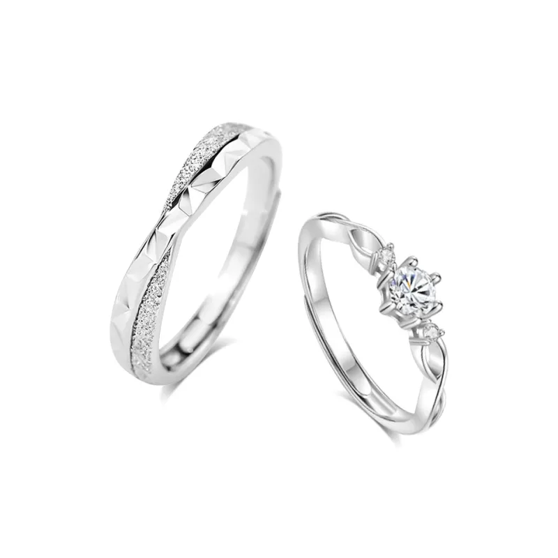 BLANK IN BLANK Sterling Silver Rings Unisex Date Snake Year Ornament Box-0