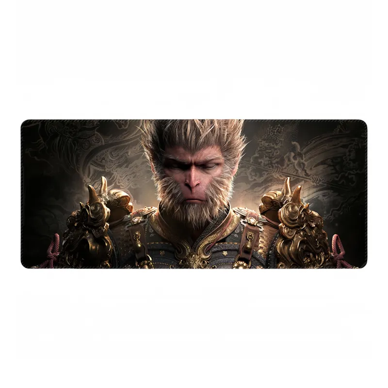 Under Black Myth Guan Yu Extra Large Laptop Stand Dormitory Desktop Esports Gaming Mouse Pads-3