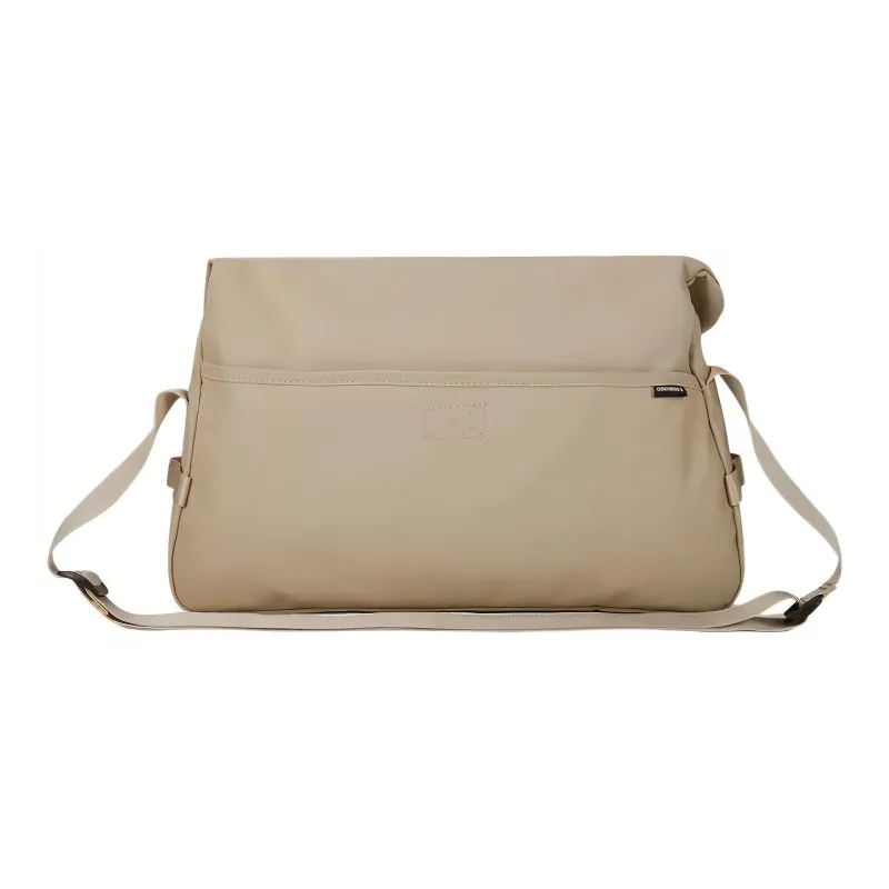 Converse Polyester Messenger Bag Shoulder Bag Crossbody Bag Regular Unisex Light Brown-2