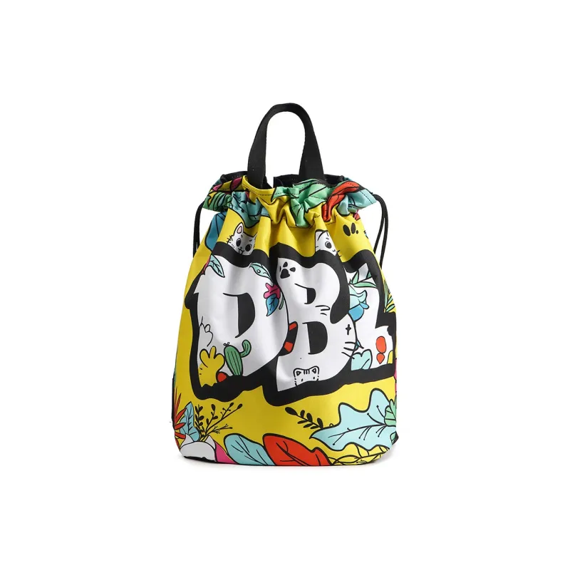 Dubaolu Fabric Backpack Large Size Unisex Black-1