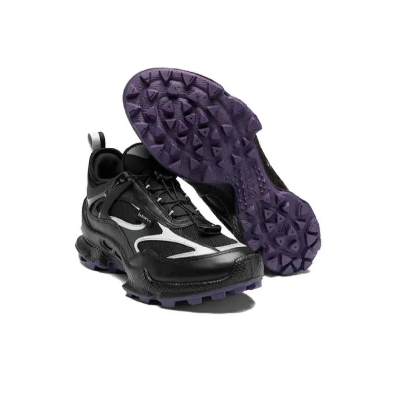 Ecco Biom C Trail Low-Top Hiking Shoes Women's Black Purple-4