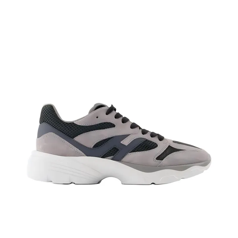 HOGAN Allacc Low Top Casual Shoes Men's Gray-1
