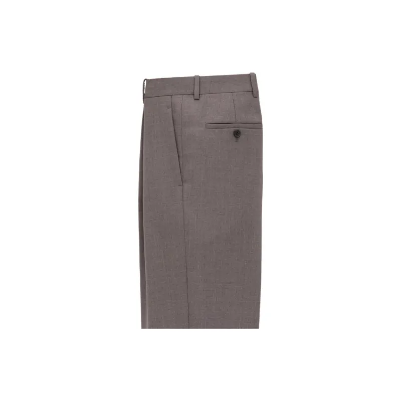 SAINT LAURENT High Waist Twill Pants-2