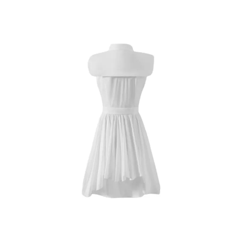 KARL LAGERFELD SS23 Sleeveless Dress Women's White-1