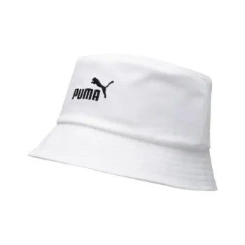 PUMA Cotton Bucket Hats Unisex White