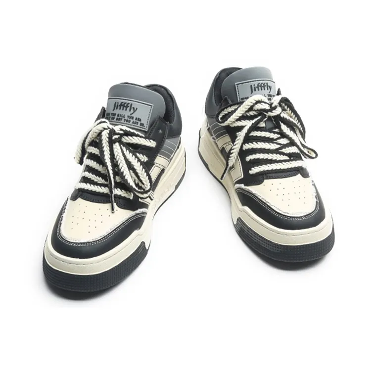 Jifffly Air Cushion Coverage Slip Resistant Cushioning Wear Resistant Height Increasing Low Top Skateboard Shoes Unisex-4