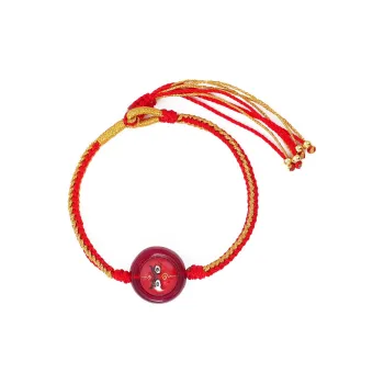 Mount Wutai Cotton Rope Fabric Braided Chain Unisex
