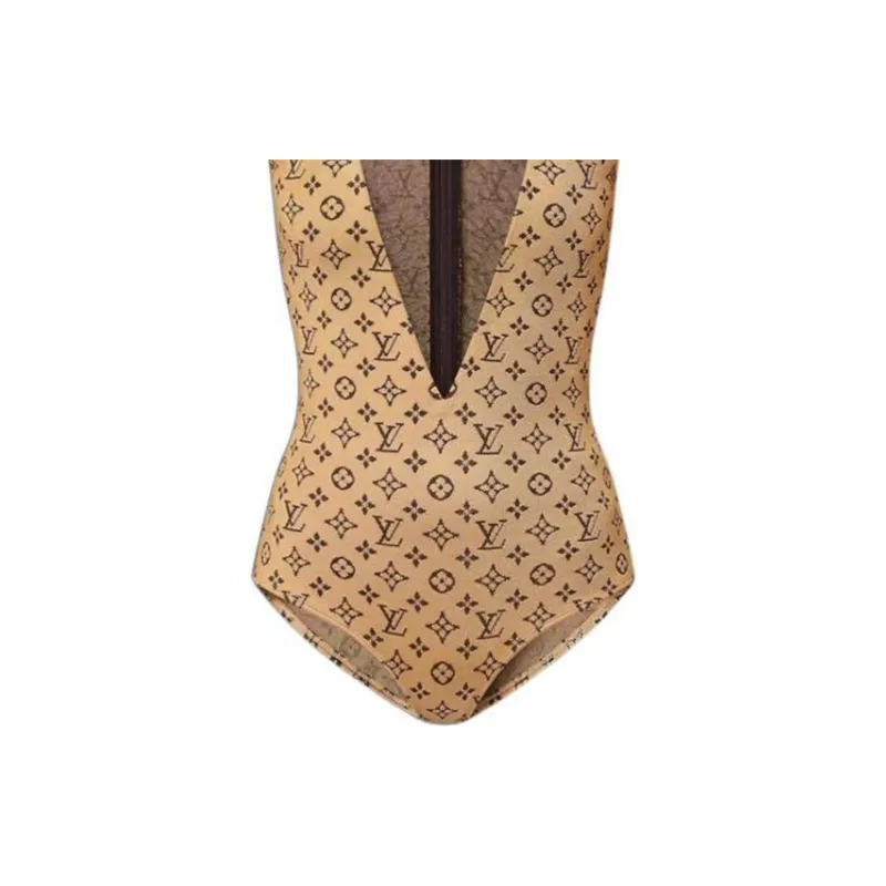 LOUIS VUITTON Jumpsuit Women's Camel-3