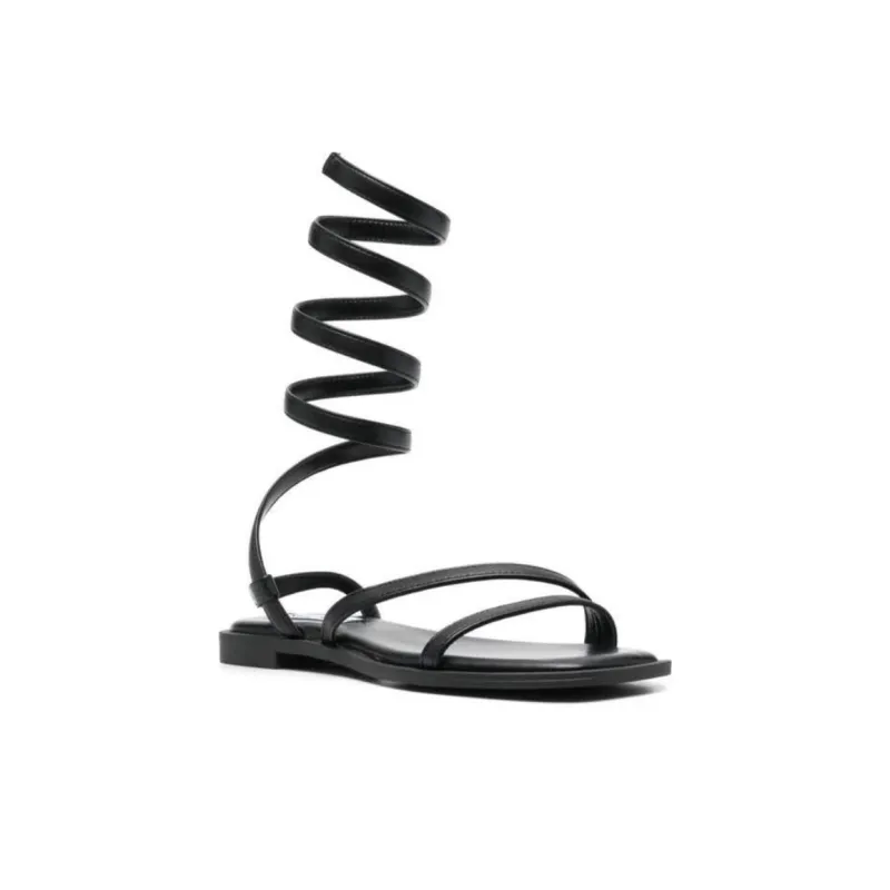 STEVE MADDEN Roman Sandals Women's Black-1