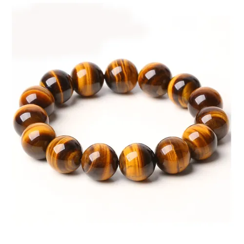 Red All Year Round Tiger's Eye Stone Bracelets Unisex
