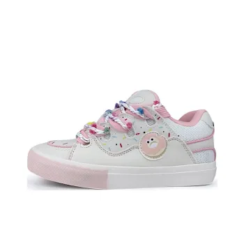 ABCYLM Slip Resistant Cushioning, Impact Resistance, Quick Dry, Wear Resistant Low Top Skateboard Shoes Women's Pink