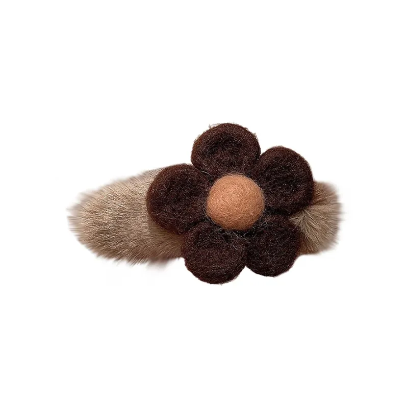 PIARA Resin Felt Hair Clips Women's-5