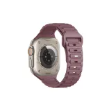 G-Shape Textured Monochrome Strap, Smoky Purple