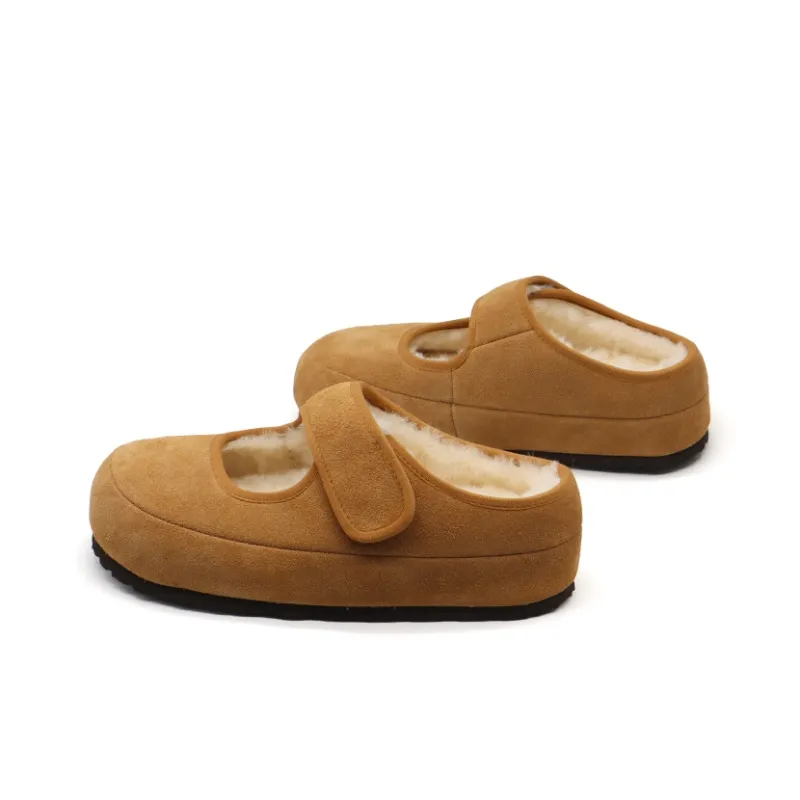 BEFFON Rubber Sole Abrasion Resistant Slip Resistant Wrap toe Slippers Women's-3