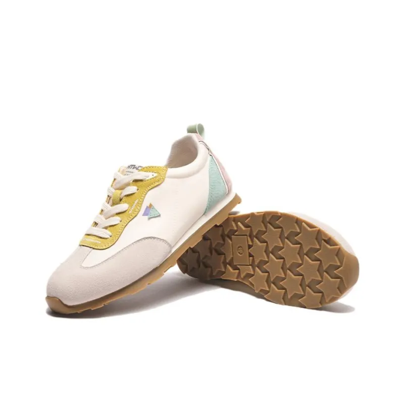 Hotwind Abrasion Resistant Low Top Casual Shoes Women's Beige Yellow-4