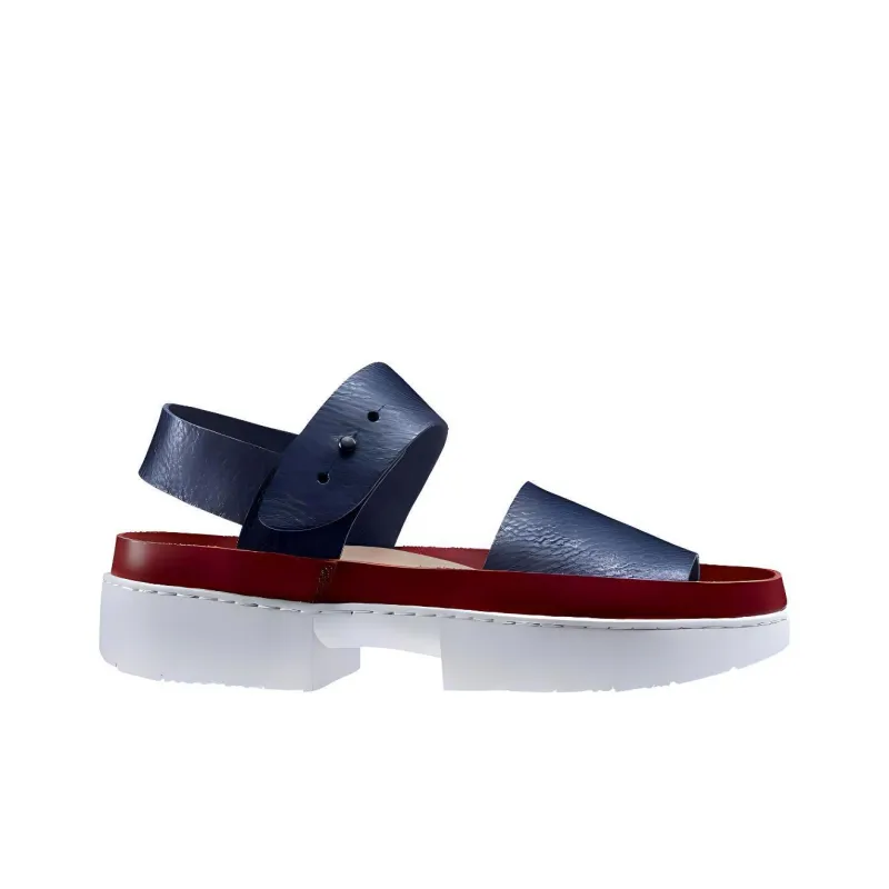 Trippen Traffic Sport Strap Sandals Women's Blue-2