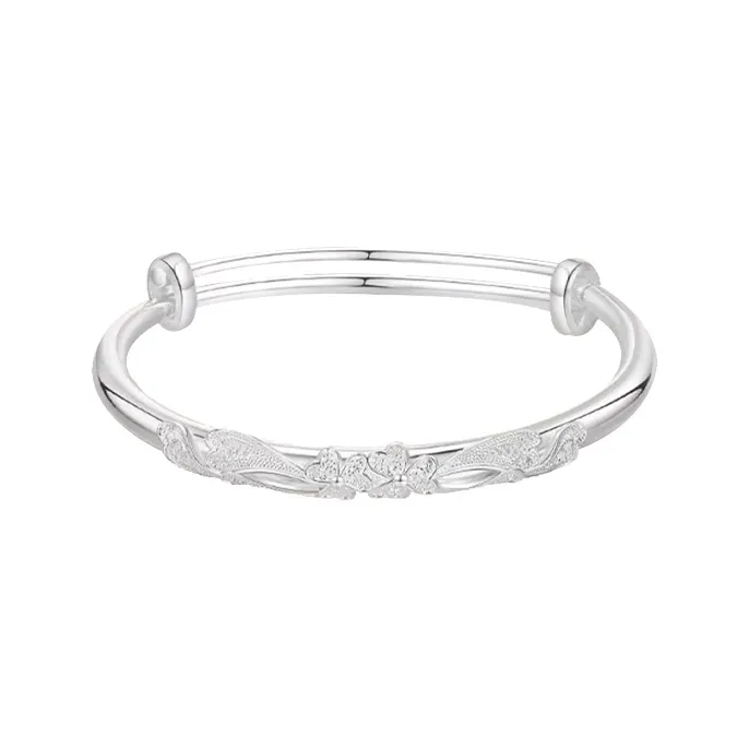 CHINA GOLD Sterling Silver 990 Bangles Women's-0