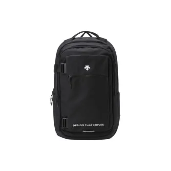 DESCENTE Nylon Backpack Unisex Black