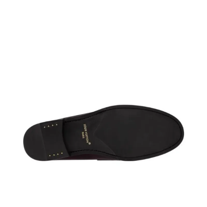 LOUIS VUITTON Major Loafers Men's Burgundy-5