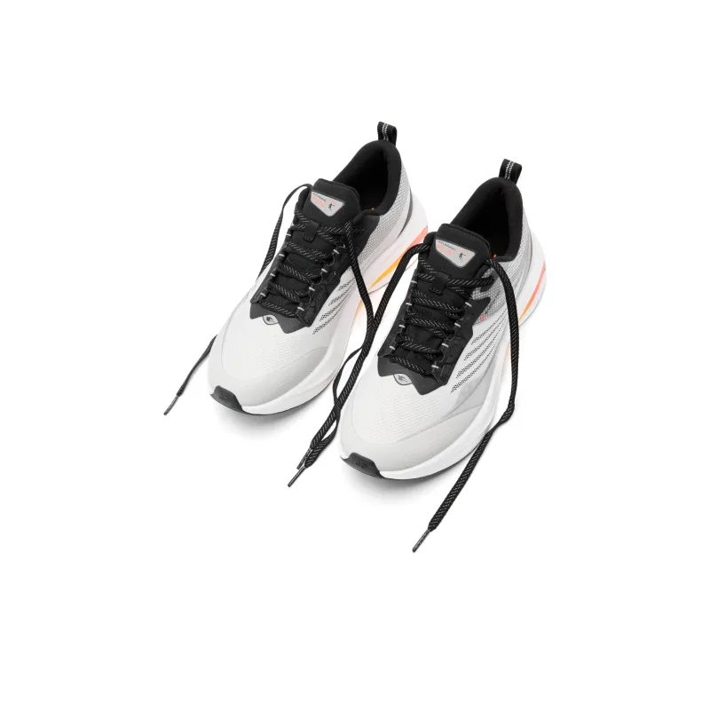 QIAODAN Rain Swallow 4.0 Running Shoes Men Low Top Mist Gray/Black-4