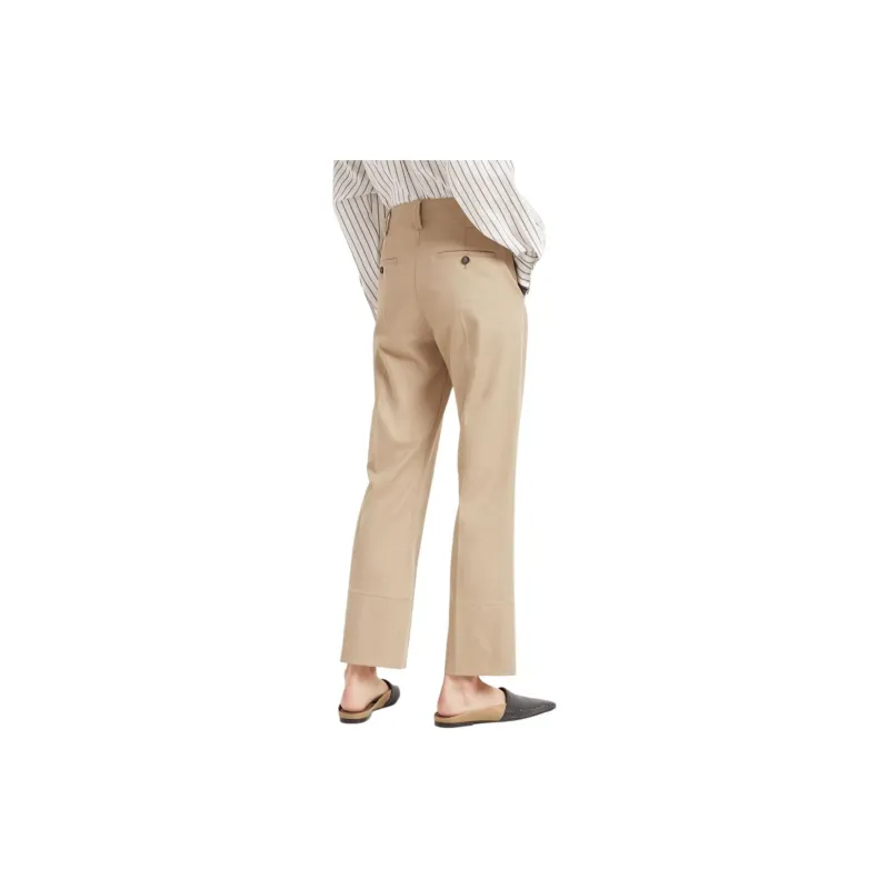 Brunello Cucinelli Kickflare Cigarette Trousers-3