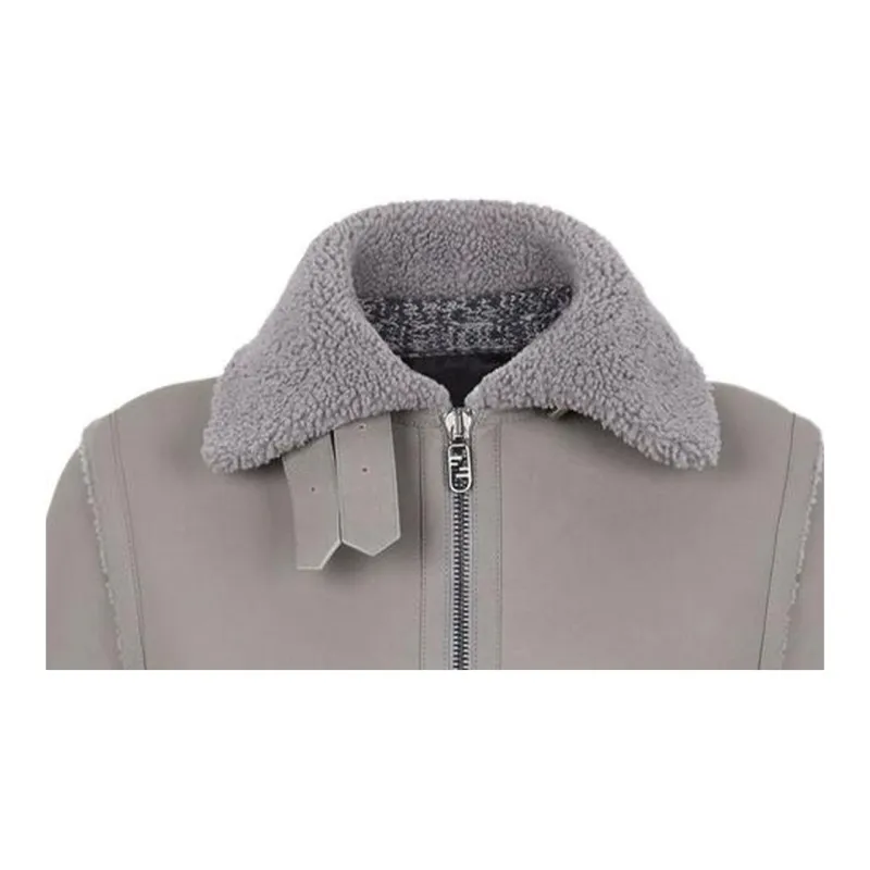 FENDI FW22 Jackets & Coats Women's Gray-3