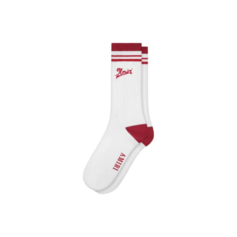 AMIRI Socks 'Varsity Red'-0