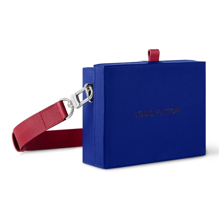 LOUIS VUITTON Shopper Clutch Blue-1