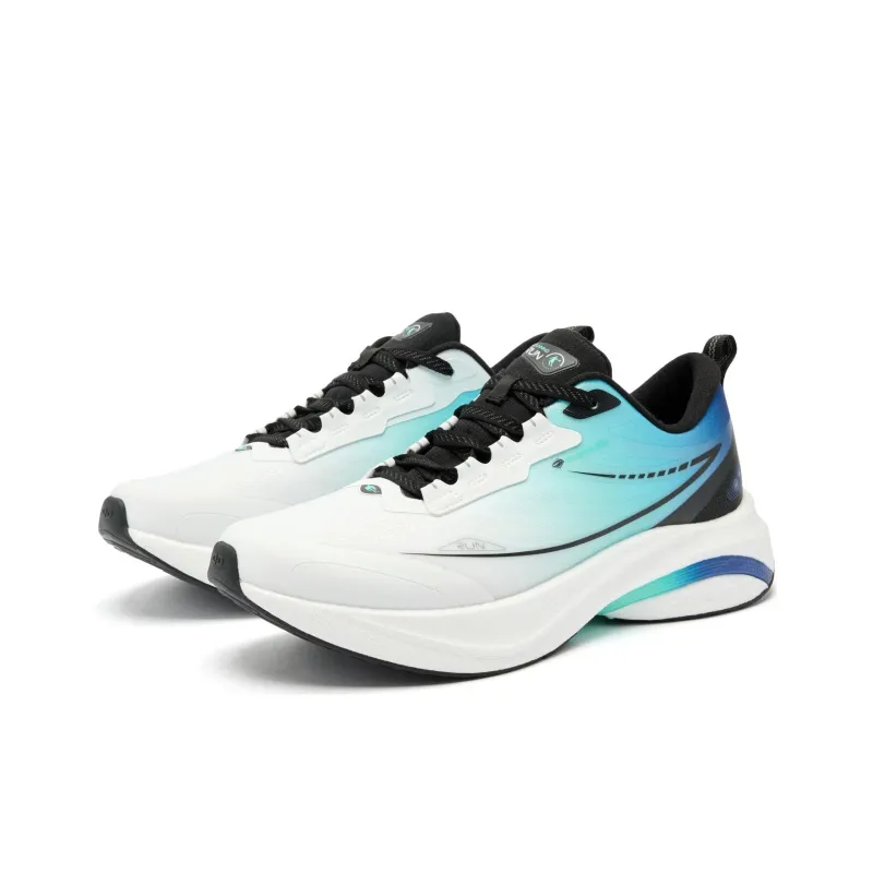QIAODAN Rain Swallow 4.0 Running Shoes Men Low Top Jordan White/Mars Green-3