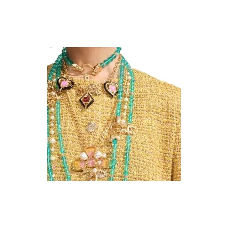 CHANEL Jackets Women's Yellow-3