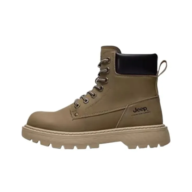 Jeep Warm And Wear-Resistant Short Outdoor Boots Men's-5