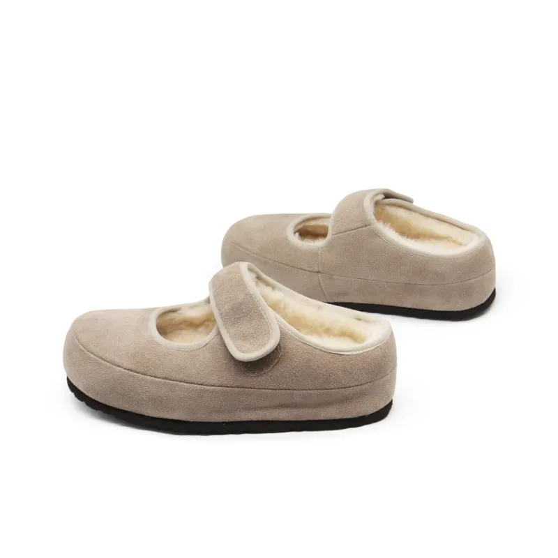 BEFFON Rubber Sole Abrasion Resistant Slip Resistant Wrap toe Slippers Women's-8