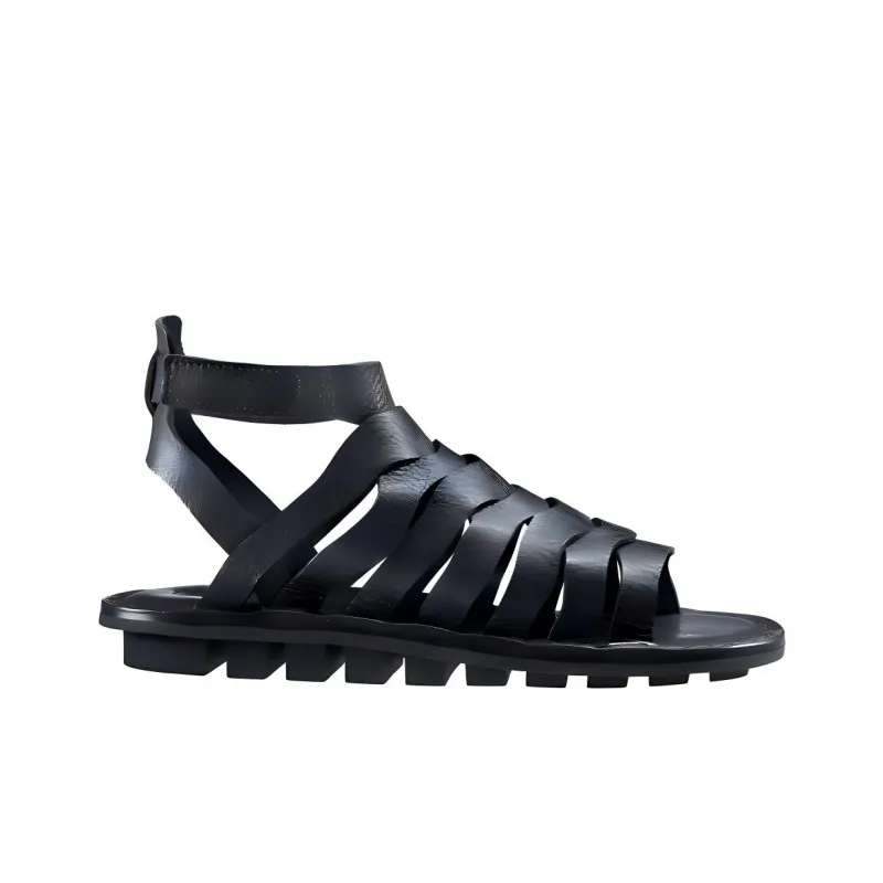 Trippen Swell Roman Sandals Women's Black-2