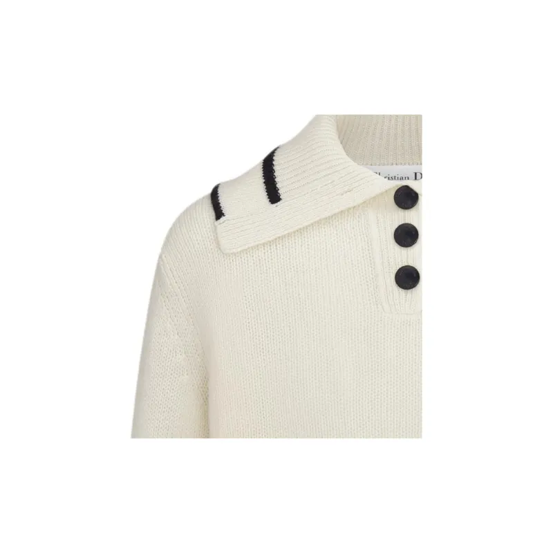 DIOR Dioralps Sweater Women's White-3