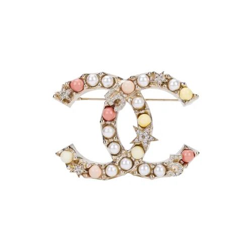 CHANEL Brooches Women's Gold