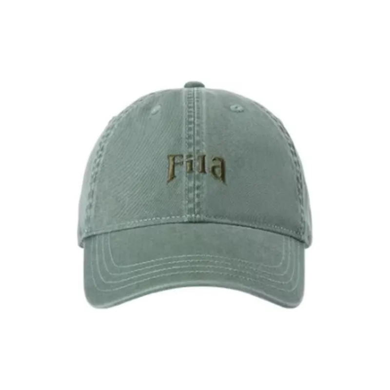 FILA FUSION Cotton Baseball Caps Unisex Fissure Fern Green-1