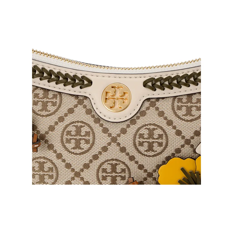 TORY BURCH Leather Portable Crossbody Bag Shoulder Bag Women's Hazelnut Brown-4